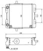 NRF 31053 Oil Cooler, engine oil